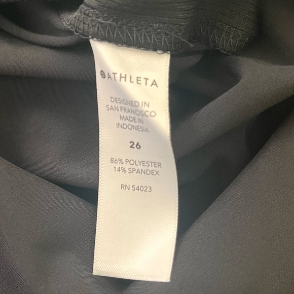 Athleta Brooklyn black ankle pants Sz 26 plus size pockets NWT NEW - Picture 9 of 13